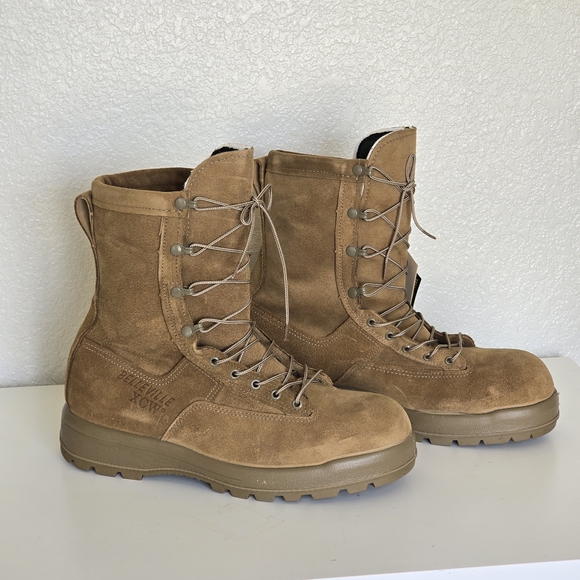 Belleville Mens Cold Weather Combat Boots Goretex sz 12 Army Military Cayote Tan - Picture 1 of 12